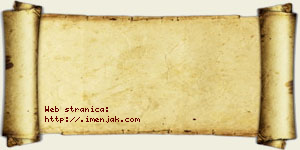 Zorana Mizdrak vizit kartica